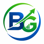 Modern BG Growth Circle Logo