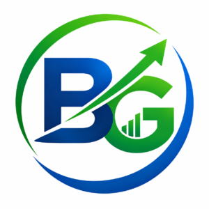 Modern BG Growth Circle Logo